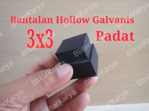 Bantalan Hollow Galvanis 3x3 Tebal Padat Kuat Karet Bantalan Hollow Galvanis 3x3 Harga Perbiji