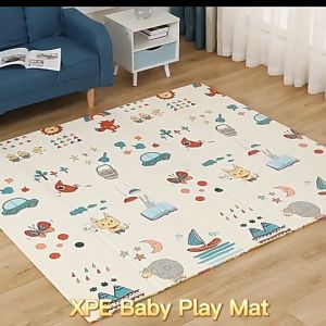 Waterproof Baby Playmat Crawl Carpet Floor Mats Play Mat Large Foldable Waterproof Playmats | Tikar Merangkak Bayi | 婴儿游戏垫爬垫