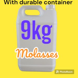 9kg VALUE SIZE PURE BLACKSTRAP MOLASSES feed grade perfect for all animal species plant growth soil nutrition hollow block making concrete mix and more
