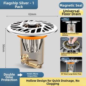SUNINLIFE | Odor-proof Insect-blocking Siphonic Trap Filter for Bathroom