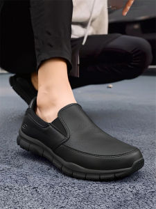 Skechers | Easy-on Black Mens Loafers Shoes