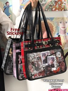 Transparent Large Capacity Y2K Punk Gothic Crossbody Shoulder Bag
