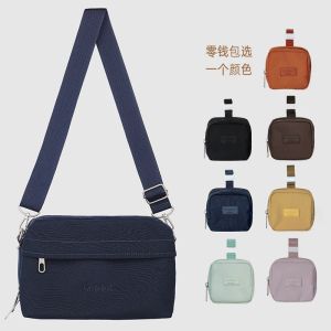 Water-Resistant Qminica Crossbody Bag for Women Travel Passport Chest Bag Multi-Functional Storage Diaper Bag Single Shoulder Bag