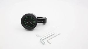 Waterproo Universal 7/8 Motorcycle Handlebar Mount Quartz Clock Watch Luminous Aluminum Moto Accessories for Bikers