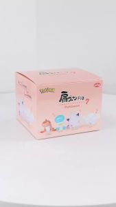 Takara Tomy | 5pcs/Sets Pokemon Maushold Tatsugiri Figures Toys Sleeping Eevee Gengar Lucario Piplup Action Figuries Model PVC Dolls