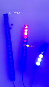 [COD]Lampu Modul Kolong PALUNG ALUMINIUM Dengan 12/24VOLT  6 Led / 12 Led / 18 Led Nyala 2/4/6 Warna Untuk  Motor Mobil Bus Truck Universal Waterproof