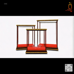 ตู้ใส่ของที่ระลึก ตู้พระ สีโอ๊ค ตู้ครอบพระ ตู้ใส่พระ ตู้โชว์สินค้า ตู้ของขวัญ ตู้ครอบพระ5นิ้ว ตู้ครอบพระ7นิ้ว