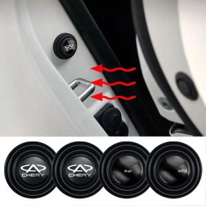 4Pcs ประตูรถ Anti-shock Pad ป้องกันเสียงรบกวนบัฟเฟอร์ปะเก็น Auto ภายในสําหรับ Chery Jetour Omoda Tiggo Pro Fulwin Arrizo fora Amulet