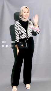 Flare Pants - Higwaist Flare Pants - Celana Kulot Cutbray Wanita