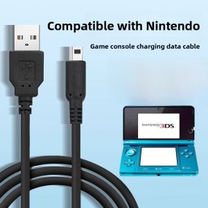 Nintendo NEW 3DS 3DSLL 3DSXL 2DS Game Console Charger USB Power Charging Line Easy to Use Durable TPE Material Data Cable