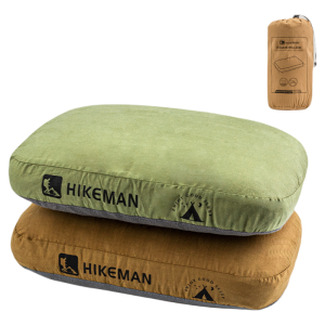 Portable Inflatable Camping Pillow Automatic Outdoor Travel Gear Hiking Sleep Aid Neck Rest Mat Comfortable Sleeping Bag Accessory