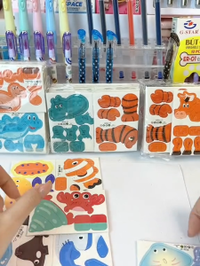 100 Tấm Thẻ Ghép Hình 3D Rèn Luyện Logic Trí Não Quan Sát Khéo tay. Nhiều Chủ đề Dành Cho Bé