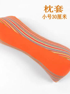 Pure Cotton Pillowcase Office Nap Bone Shape Traditional Handmade Cloth Sleep Health Care for Adults Students Car Use