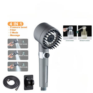 2025 NEW 4 Modes High Pressure Handheld Shower Head SPA Nozzle With Filter Detachable Setting