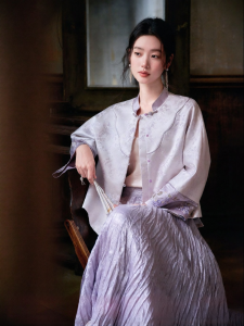 JK&JS | Áo Thêu Chỉ Kén Tơ Tằm Mới Mùa Xuân Thu Phong Cách Trung Quốc Elegance Nữ