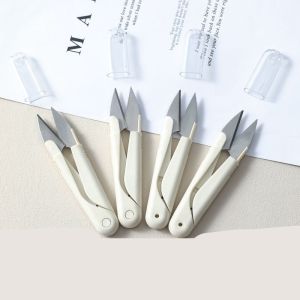 Stainless Steel Tailor Scissors Household U-shaped Small Scissors Fish Line Scissors Sewing Cross Stitch Thread Cutter