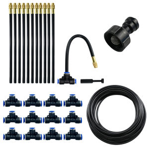 DIY 5-20M Free Bending Universal Spray Kit for Backyard Garden Irrigation Sprinkler Dust Removal Misting Cooling Humidification