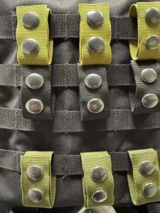 Outdoor EDC Tactical Belt Buckle Fixed Clip Ring Nylon Webbing Fastener Four-Piece Set Law Enforcement Gear Outdoor Camping Travel Supplies