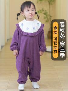 Waterproof Outdoor Baby Romper Suit Full Body Dirt-Resistant Autumn Winter One-Piece Crawling Suit Easy to Wear And Wash