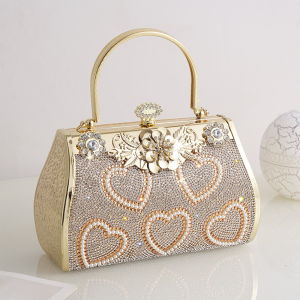 MEIFEI | Pearly Silver Stylish Elegant Evening Handbag