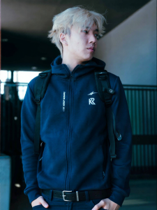 Hooded Fitted Sportswear Deep Blue