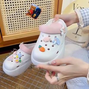 New Arrival LHMoonlight รองเท้าส้นตึกรองเท้าหัวโตของคุณผู้หญิง 4cm สไตล์เกาหลีเกาใจ วัสดุดี รองรับน้ำหนัก เท้าดีย์เวอร์ ไม่ตำเส้น สามารถใช้ได้ยาวนาน ราคาที่น่าทึ่ง