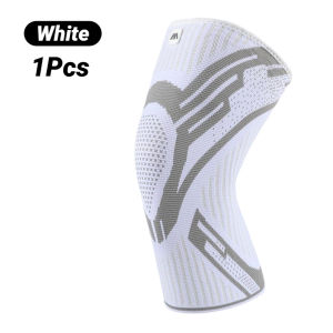 1Pcs Compression Knee Support Sleeve Elastic Breathable Pads Brace Springs Gym Sports Protector Basketball Volleyball Run