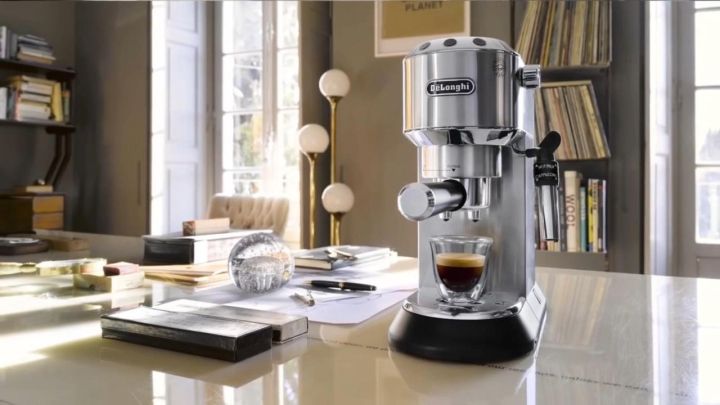 DELONGHI EC685 Dedica Pump Espresso Coffee Machine Combo KG521.M Burr Grinder EC685.R EC685.M EC685R EC685M Mesin Kopi Lazada