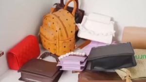 1/2-Pack Clear Acrylic Handbag Organizers - Space-Saving Closet Racks for Purses & Wallets