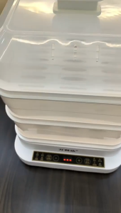 Multi functional intelligent reservation electric steamer for household use with a large capacity for easy steaming of meals. Three layer large capacity for steaming on top and boiling on bottom