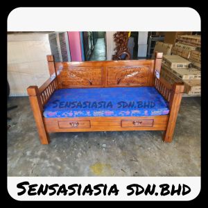 Daybed Kayu Jati SoFa Bed Jati Teak Wood Daybed