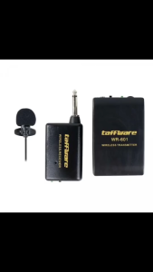 COD KIRIM CEPAT Taffware Microphone Clip Wireless Transmitter dan Receiver - Mikrofon Tanpa Kabel - Taffware WR-601