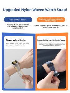 CRAFTSMAN DAI | Breathable Summer Watch Strap Braided Nylon Magnetic