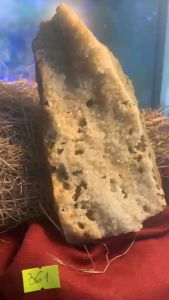 Đá Thạch Anh trắng vàng tự nhiên năng lượng vũ trụ mã 361