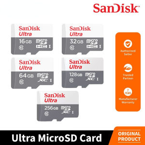SanDisk Ultra การ์ดความจำ/128GB/256GB / 512GB / 1TB / 2TB MicroSDHC การ์ด MicroSDHC UHS-I การ์ด MicroSD การ์ดความจำ-Wht/gry