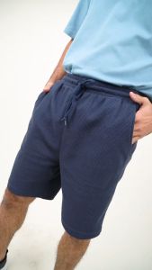 Forest Cotton Waffle Casual Shorts Sweatpants Short Pants Men | Seluar Pendek Lelaki - 65847