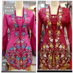 atasan kebaya encim bordir bunga/kebaya wanita modern/kebaya acara formal