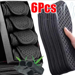 6 ชิ้น แผ่นรองพื้นรองเท้าระงับกลิ่นกายถ่านไม้ไผ่ / แผ่นรองพื้นรองเท้าดูดซับเหงื่อน้ำหนักเบาและระบายอากาศได้ดี / แผ่นรองพื้นรองเท้ากีฬาตาข่ายยืดหยุ่น / แผ่นรองรองเท้าทดแทนรังผึ้งนุ่มสำหรับผู้หญิงและผู้ชาย