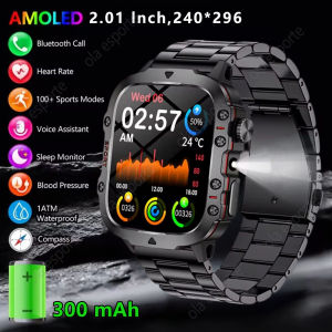 Smart Watch Men HD Bluetooth Call Outdoor Sports Fitness Tracker Health Monitor Heart rate Waterproof Smartwatch For Android IOS