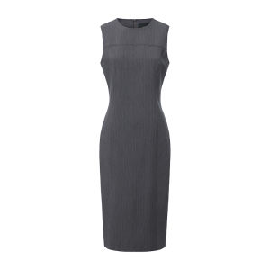 LadyS Elite | Elegant Slim Fit Acetate Suit Dress Summer New Arrival