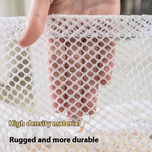 เครื่องทำความสะอาดภายในบ้านกระเป๋าตาข่ายถุงถนอมผ้าหนาแบบเม็ทเทิลบราแบบตาข่ายหยาบถุงซักผ้าหูรูดกระเป๋าตาข่ายขนาดใหญ่พิเศษ