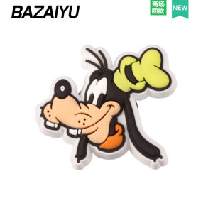 Cute Cartoon Mickey Minnie Hole Shoe Flowers Decorative Accessories Fun DIY Matching Shoe Decorations Baazi Fish Brand