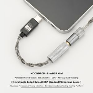 MOONDROP|DAC và Amplifier HiFi Di Động có Điều Chỉnh Micro USB-C