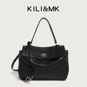 Elegant Boat Tail&CK Womens Tote Bag Unique Design Handbag High-End Atmosphere Commuting Soft Handle Large Size Pure Color