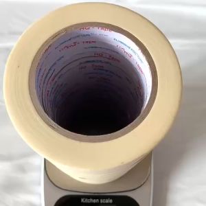 Băng keo giấy màu trắng rộng 1cm dài 50 mét lõi giấy 3mm 1 cây 24 cuộn- Shop Út Lớn