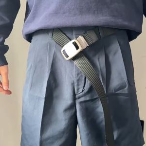 สไตล์ใหม่ ไนลอน เข็มขัด ผู้ชาย หัวเข็มขัดอัตโนมัติ กีฬา นักเรียน สันทนาการ เข็มขัดผ้าใบ