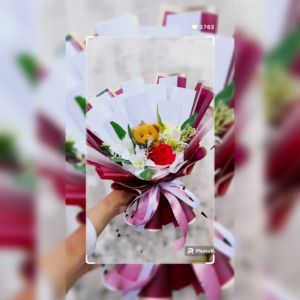 Koleksi Buket // Buket Wisuda Snack Cokelat // Buket Graduation // Buket Boneka Free kartu ucapan Bouquet Boneka Wisuda Buket Flower Hadiah Wisuda