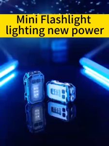 Asafee V327 EDC LED+COB Mini flashlight 800LM 8 modes บรรจุภัณฑ์ 8 รูปร่าง คุณสมบัติภาพ IPX5 Waterproof สำหรับการใช้งานเพื่อเดินทางหรืองานชุ่มวัตถุ