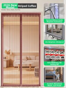 MiiOW | Magnetic Insect Protection Self-Adhesive Curtain
