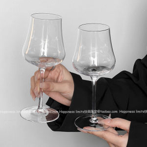 ชาน้ำส้มสายชูไวน์แดงสไตล์เรโทรแบบเรียบง่าย แก้วไวน์แดง แก้วไวน์ แก้วบุหรี่ กันน้ำแข็ง แก้วใส 201-300 มล.